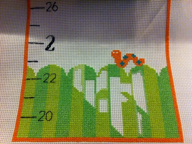 Owl Growth Chart Cross Stitch
